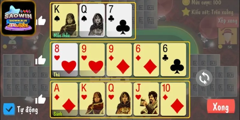 Lợi Ích Khi Chơi Mậu Binh Trên Saowin